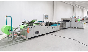 トラックバスエアフィルター内外紙ロータリープリーティング折りたたみ機接着剤機能付き - Product Image 2