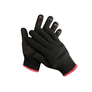 Găng Tay Nhựa Chấm Găng Tay Bảo Vệ Găng Tay Cotton Bảy Kim Chống Trượt Keo Chấm PVC Dệt Kim - Product Image 2