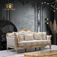 Nouvelle arrivée, fauteuil de salon de style français pour hôtel et maison, luxe, bois massif, tissu vert, chaises de salon