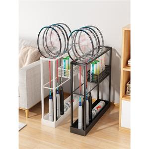 Support de rangement pour raquettes de badminton JZJFJ, grande capacité, design minimaliste, organisateur multifonctionnel d'équipements sportifs pour usage domestique - Product Image 1