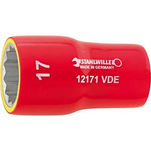 STAHLWILLE-Douilles VDE 02380018 3/8 ''1000V-CLÉS À DOUILLE ISOLÉES EAN 4018754253555 - Product Image 1