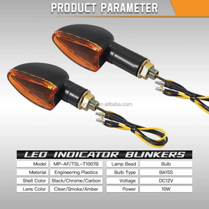 STAR WING Améliorez votre vélo électrique: clignotants compacts à pointe rouge à 10 LED pour plus de style et de sécurité - Product Image 4