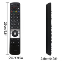 Télécommande de remplacement RC5117 pour tous les téléviseurs intelligents Hitachi Techwood LUXOR technica Digihome Alba Telefunken Polaroid FINLUX Bush