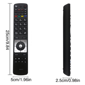 Télécommande de remplacement RC5117 pour tous les téléviseurs intelligents Hitachi Techwood LUXOR technica Digihome Alba <span class=keywords><strong>Telefunken</strong></span> Polaroid FINLUX Bush - Product Image 2