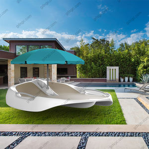 Tumbona Flotante de Plástico para Piscina, Cama Flotante para Tomar el Sol, Cama de Día para <span class=keywords><strong>Club</strong></span> Acuático, Tumbona Flotante para Bañarse - Product Image 2