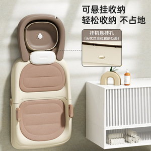 Portable Shampoo Chair For Babies Children And Adults With Removable <b>Footrest</b> Minimalist Design TPE Material Plastic Basin - Product Image 4