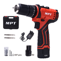 MPCID1233.B2 Perceuse à percussion sans fil 12V MPT 0-3800-1450/min Vitesse 13mm Mini perceuse à vitesse variable alimentée par batterie OEM personnalisable