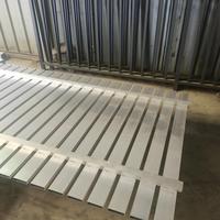 Panneaux de clôture à lattes verticales en alliage d'aluminium, design moderne de luxe 2026, écologiques, durables, pour l'intimité, 6 pieds, pour maisons et jardins