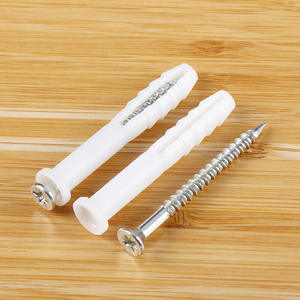 Tornillos de expansión galvanizados laminados en frío de pared de acero inoxidable con tubos de expansión de plástico blanco de gran capacidad de carga métricos - Product Image 3