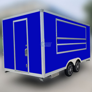 Prix d'usine Chariot à pizza Cuisine mobile fabriquée en Chine Camion pour barbecue Cupcake Remorque de nourriture Chariot de nourriture sur roues Cuisine d'extérieur - Product Image 6