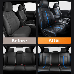 Wholesale Full Covered Custom Leather <strong>Seat</strong> <strong>Covers</strong> for 2016-2023 Toyota 3rd Gen Tacoma SR5 TRD Off-Road Luxury Interior Upgrade - Product Image 3