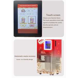 Nhà sản xuất hỗ trợ tự động tự phục vụ bỏng ngô Máy thẻ tín dụng/tiền mặt/đồng tiền hoạt động Điều kiện Mới - Product Image 5