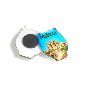 Imán de Refrigerador con Forma de Búho de Cristal Hecho a Mano con Logotipo Personalizado, Recuerdo de Mallorca, España, Regalo Promocional Ecológico - Product Image 6