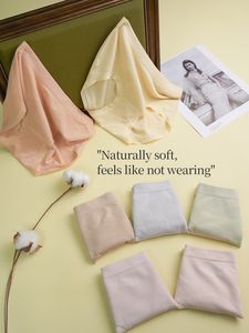 Wholesale <b>Women</b> Seamless Panties Spandex Nylon High-rise <b>Underwear</b> Breathable Full-Cover Intimates Smooth Feel Briefs - Product Image 5