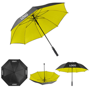 30 Inch Auto Golf <b>Umbrella</b> Extra Large Oversize Double Canopy Vented <b>Windproof</b> Fiberglass Waterproof Stick <b>Umbrellas</b> with Logo - Product Image 6