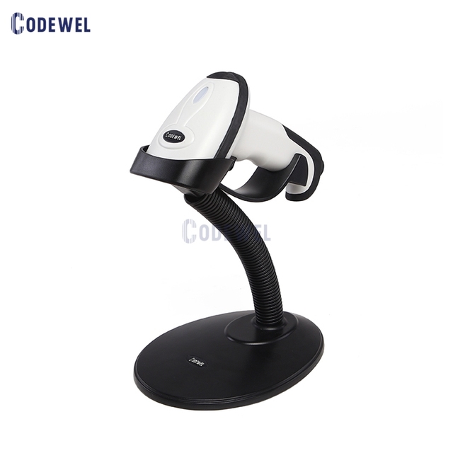 High-Speed USB Wireless Handheld Laser 1D Barcode Reader Scanner for Library/Logistic/hospital Code Scanning