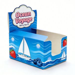 Exhibidor de Cartón Blanco para Mostrador, Papel de Arte Reciclable, Forma Personalizable, Laminación Mate, Recubrimiento UV - Product Image 2