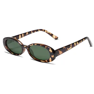 Vanlinker Thin UV400 Oval Glasses Frame Lentes Ovalados Fashion Sunglasses Newest 2023 Gafas De Sol Polarizadas Mujer