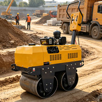 Compacteur à rouleaux manuel tout-en-un pour l'entretien municipal, idéal pour de multiples tâches utilitaires