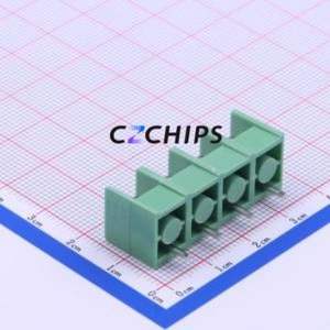 DBT10-8.5-4P-GN-P Barrier Terminal Block Through hole Component (THT),P=8.5mm Connector Two Sides 8.5mm 1x4P Straight Pin - Product Image 2