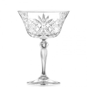 Set di 6 bicchieri da champagne Melodia in cristallo per feste e celebrazioni - Product Image 1