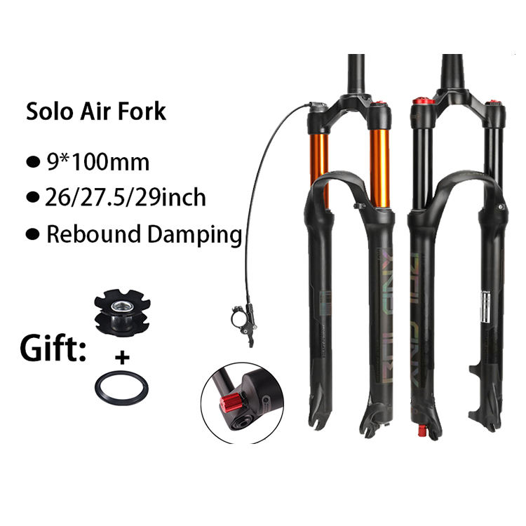 BOLANY MTBフロントサスペンションフォーク26/27.5/29er RL/LOクイック