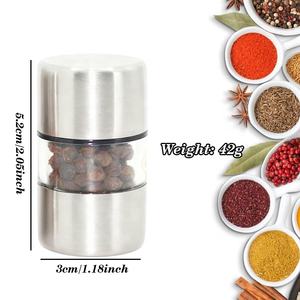 Molinillo <span class=keywords><strong>de</strong></span> especias Mini <span class=keywords><strong>de</strong></span> acero inoxidable personalizado al por mayor <span class=keywords><strong>de</strong></span> calidad superior, molinillo Manual acrílica <span class=keywords><strong>de</strong></span> <span class=keywords><strong>sal</strong></span> y pimienta, juego <span class=keywords><strong>de</strong></span> molinillo <span class=keywords><strong>de</strong></span> especias - Product Image 2