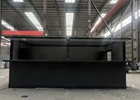 Kiosque Modulaire Portable sur Mesure en Acier Léger pour Vente au Détail en Extérieur, Idéal pour les Espaces Commerciaux et Touristiques