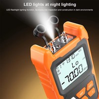 FN20 Mini 4-in-1 Optical Power Meter with 15km VFL Network Cable Tester ±0.2dB High Precision FC SC ST Fiber Optic Detector Tool