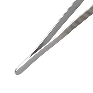 แหนบสแตนเลสขนาดใหญ่แบบใช้ซ้ำได้ แหนบสำหรับผ่าตัด แหนบฟันตรง - Product Image 5