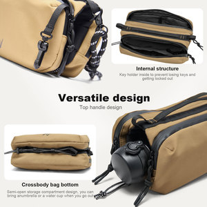 MOYYI Sacs à bandoulière légers pour <span class=keywords><strong>téléphone</strong></span> pour hommes Sac technique en corde d'extérieur Sac de sport pour bouteille de tou - Product Image 4