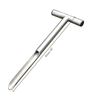 Sonde de sol YIHUI GSS23 de 16 pouces avec poignée en T en acier inoxydable, échantillonneur de sol léger, portable et durable, outil de test de sol pour jardin et golf