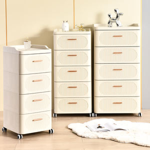 خزانة تخزين بلاستيكية بأربعة أدراج قابلة للتخصيص من المصنع 8005-4 - Product Image 3