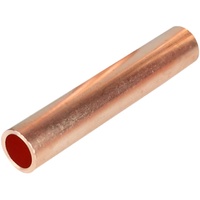 Manchon de raccordement tubulaire en cuivre GT, type à sertir, pour câble conducteur, joint en ligne