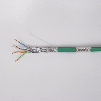 305m 1000FT 24awg 0.5mm inti 4-pasang angkat FTP Cat5/Cat5e kabel LAN dengan kabel komunikasi konduktor tembaga telanjang