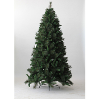 Sapin de Noël artificiel réaliste de qualité supérieure, 7 pieds, en aiguilles de pin et PVC