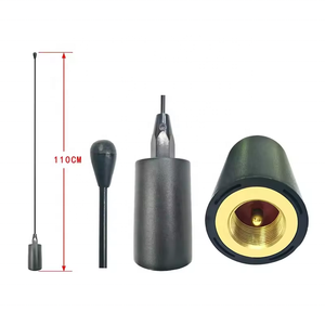 Antenne mobile omnidirectionnelle VHF PO150 Black Whip 136-174 MHz avec connecteur PL259 - Product Image 1