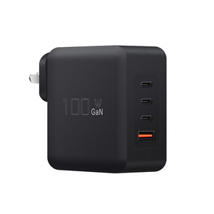 Chargeur multiport domestique Gan Fast 4 ports Type <span class=keywords><strong>C</strong></span> pour <span class=keywords><strong>Apple</strong></span> iPhone MacBook, adaptateur <span class=keywords><strong>USB</strong></span> <span class=keywords><strong>C</strong></span> et <span class=keywords><strong>USB</strong></span> 100 W minimal - Product Image 1