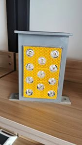 Delineador solar Marcadores de carretera Seguridad de tráfico <span class=keywords><strong>Reflector</strong></span> de barandilla reflectante lateral de carretera - Product Image 6