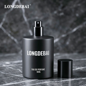 Botella de Perfume Vacía Redonda Negra Mate en Stock, 30ml 50ml 100ml, con Pulverizador, de Vidrio - Product Image 2