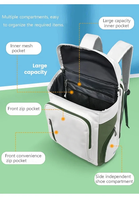 Sac à dos de sport ergonomique en nylon imperméable grande capacité pour entraînement quotidien, tennis, pickleball et badminton (OEM)