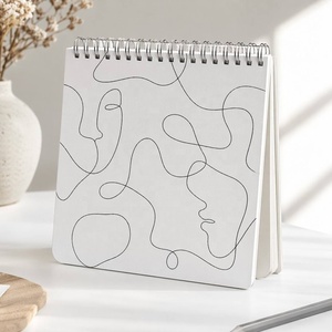 Quaderno STASUN <span class=keywords><strong>A4</strong></span> A5 a doppia spirale, stampa personalizzata, copertina rigida in cartoncino bianco, 48 <span class=keywords><strong>fogli</strong></span>, 100 gsm, a righe, per scuola e ufficio - Product Image 5