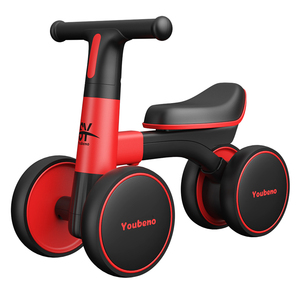 Nuova Bicicletta Senza Pedali <span class=keywords><strong>a</strong></span> 4 Ruote e <span class=keywords><strong>Monopattino</strong></span> <span class=keywords><strong>a</strong></span> Quattro Ruote per Bambini da 1-3 Anni, Giocattolo Educativo per Principianti - Product Image 5