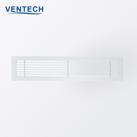 Grilles de ventilation en aluminium pour climatisation, grille de plafond pour climatiseur, grille murale amovible, grilles linéaires