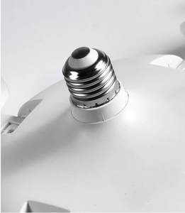 รีโมทคอนโทรลไฟฟ้า2-in-1 50W/60W พัดลมเพดานปรับความเร็วได้3ระดับสไตล์โดรน5ใบพัดใบพัดพัดลมโคมไฟแขวน - Product Image 4