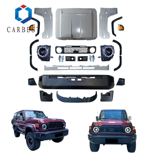 CARBEST 1998-2022 años Kit de carrocería de coche Material ABS parachoques delantero de coche <span class=keywords><strong>FJ70</strong></span> Facelife para <span class=keywords><strong>Toyota</strong></span> <span class=keywords><strong>FJ70</strong></span> FJ75 a FJ76 2024 - Product Image 1