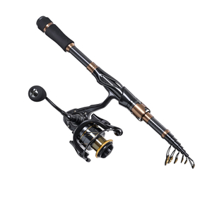 Canne à Pêche en Mer en Fibre de Carbone à 7/8 Sections Lancer Longue Distance Action Moyenne M-F Cannes Spinning Équipement pour Carpe et Bar Pêche en Eau Salée - Product Image 1