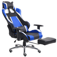 Kursi komputer ganda untuk tidur di kantor, olahraga, dan bermain game dengan sandaran kaki