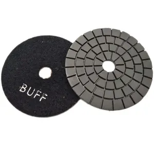 100mm Graniet Diamant Zwart Nat Polijsten BUFF Pads