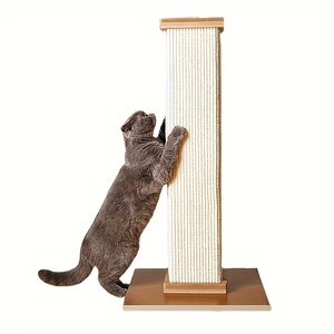 High Quality Wholesale Sisal <strong>Cat</strong> <strong>Climbing</strong> <strong>Frame</strong> Integrated Vertical <strong>Cat</strong> Scratching Column Pole Wear-Resistant Non-Shedding - Product Image 3